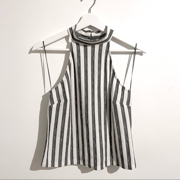 🍒2/20$ DYNAMITE Striped Tank Top - Picture 1 of 8